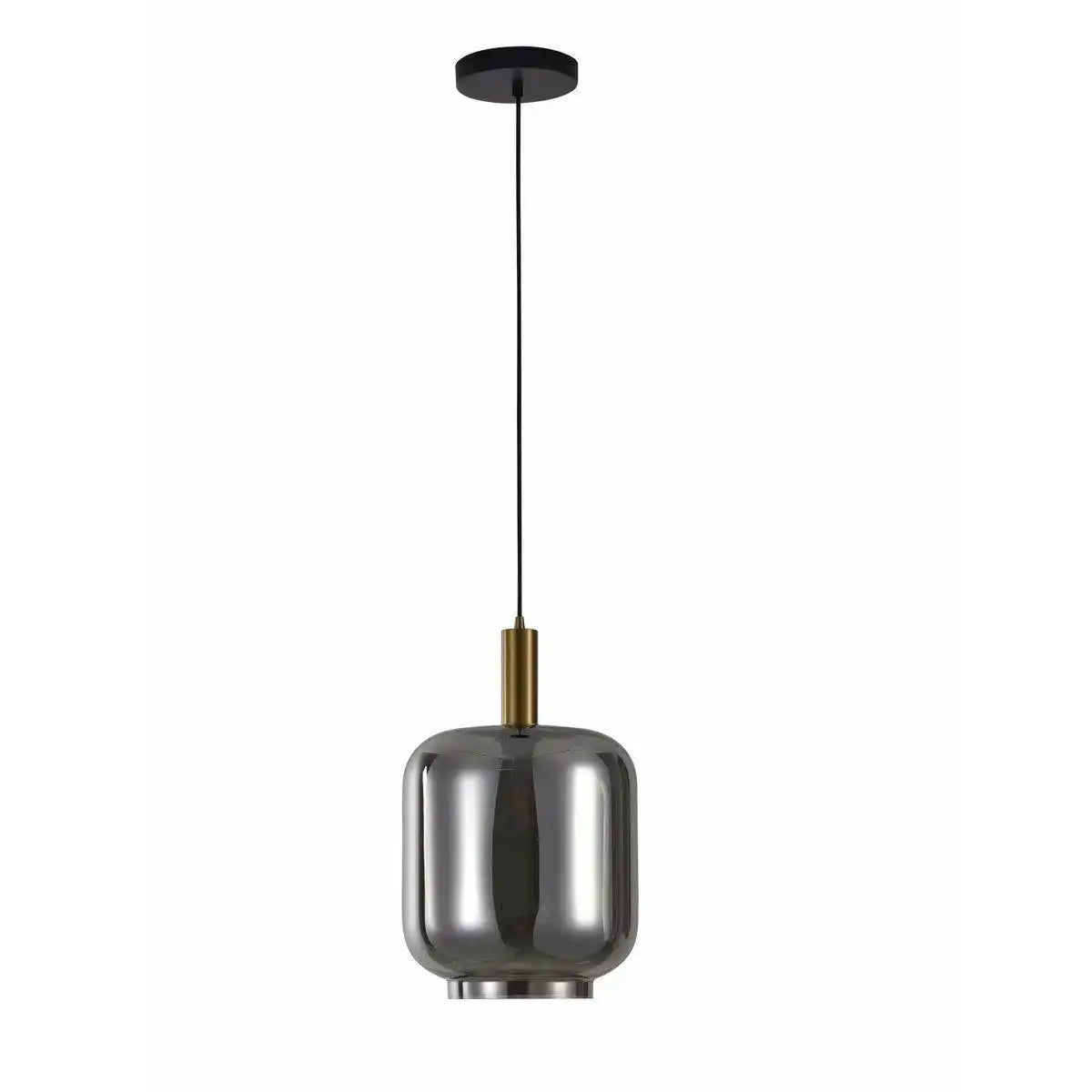 Lily Hängelampe Rauchglas 1-flammig - HomeDesign Knaus