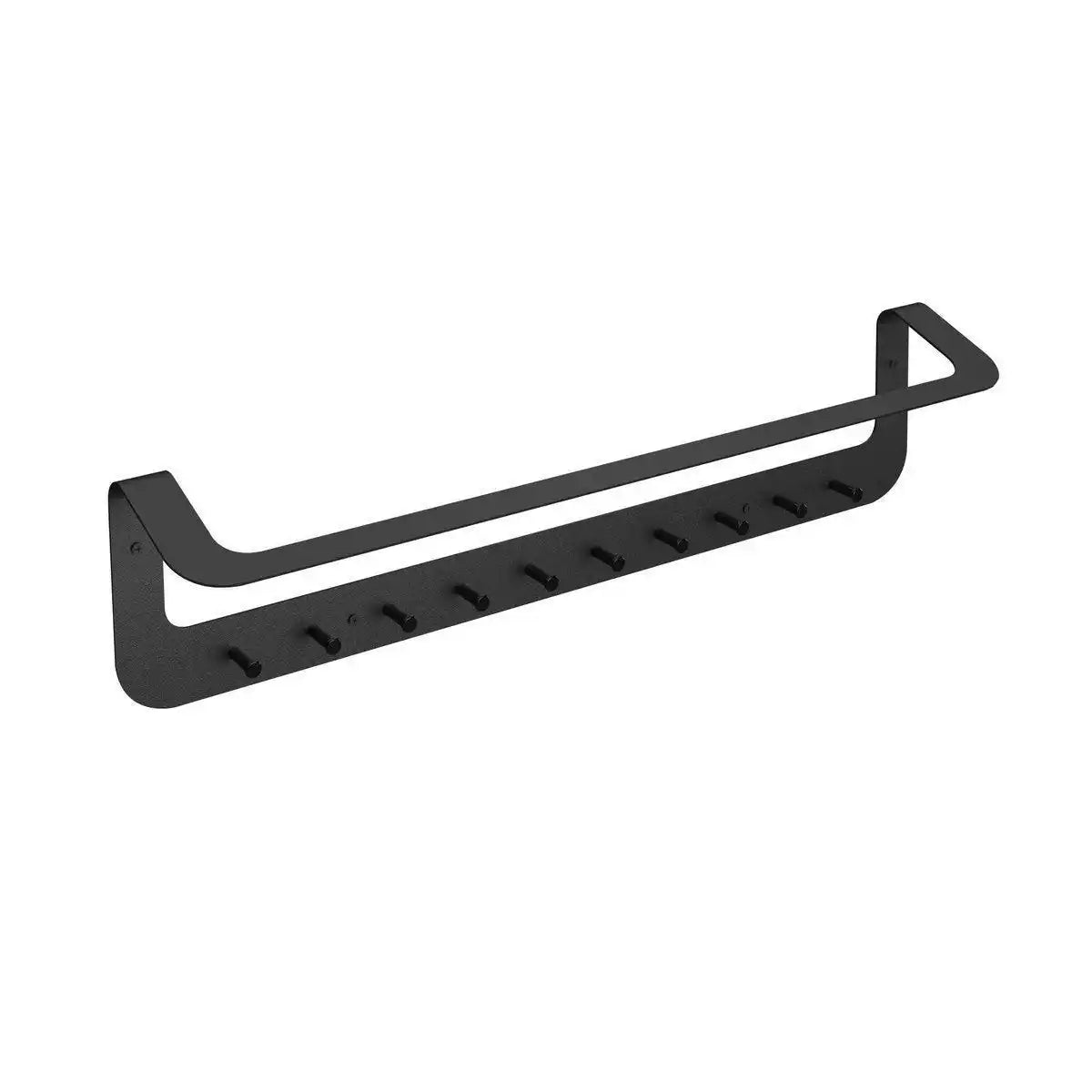 Linea Garderobenleiste mit 10 Kleiderhacken Stahl - HomeDesign Knaus