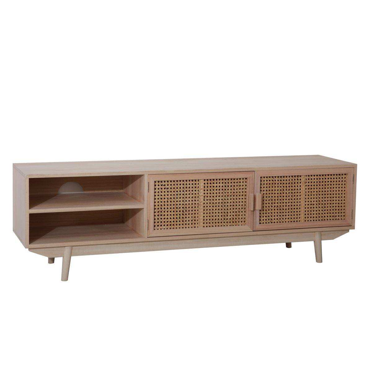 Lowboard 150x36 cm Rattanfront - HomeDesign Knaus