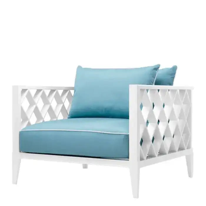 Luxus Ocean Club Gartensessel Loungesessel Handgefertigt - HomeDesign Knaus