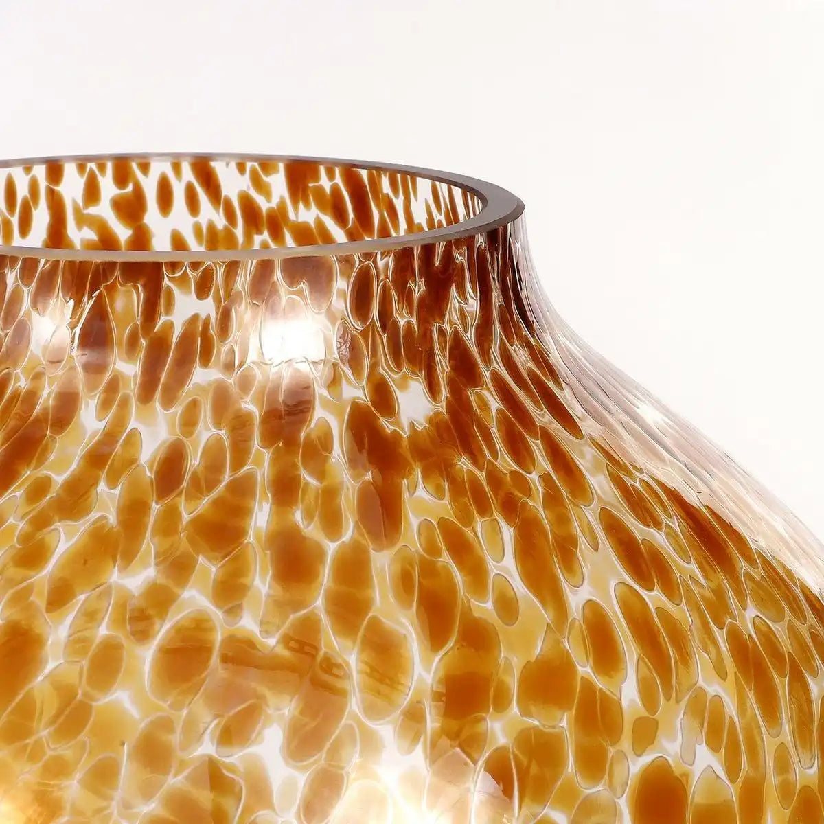 Lyona Vase – H16 x Ø23 cm – Braun - HomeDesign Knaus