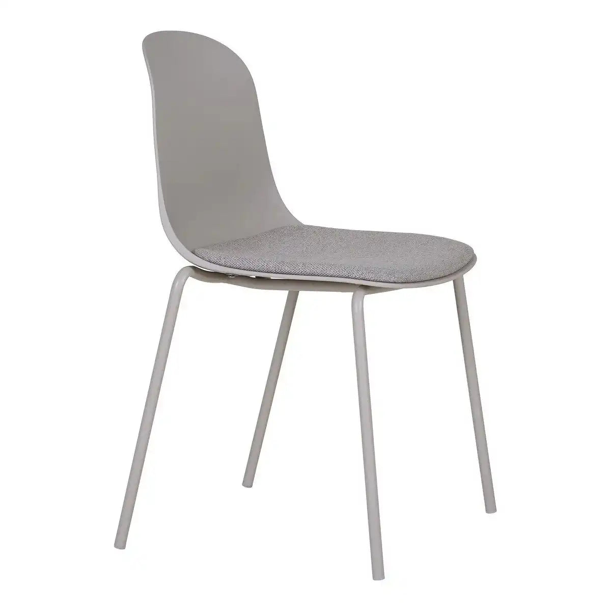 Madalena Esszimmerstuhl – Hellgrau, 48 x 42 cm – 2er-Set - HomeDesign Knaus