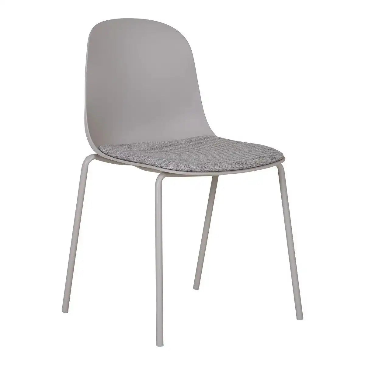 Madalena Esszimmerstuhl – Hellgrau, 48 x 42 cm – 2er-Set - HomeDesign Knaus