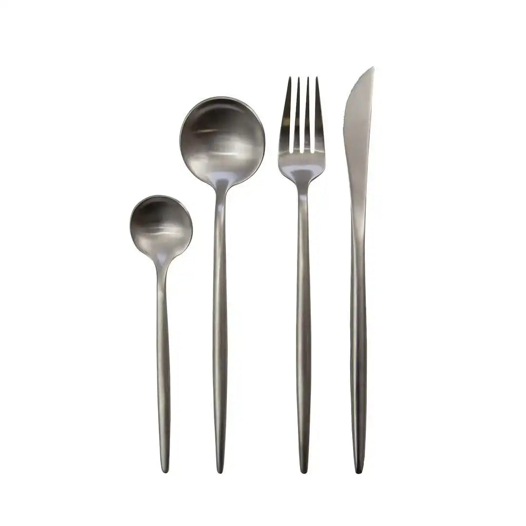 Manager 24 Stücke Matten Silber - natürliche Elemente - HomeDesign Knaus