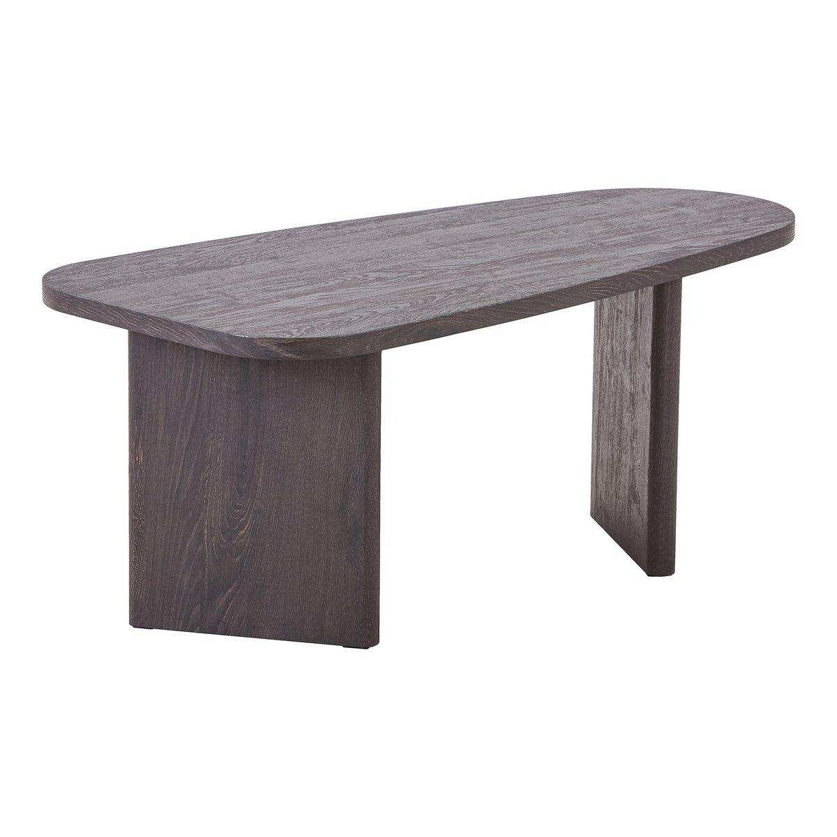 Melo Couchtisch - Dunkelbraun, MDF/Dekorpapier, 100x50x41 cm - HomeDesign Knaus