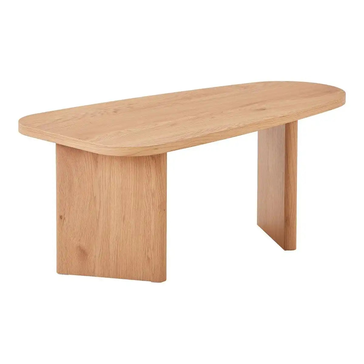Melo Couchtisch - Natural, MDF/Dekorpapier, 100x50x41 cm - HomeDesign Knaus