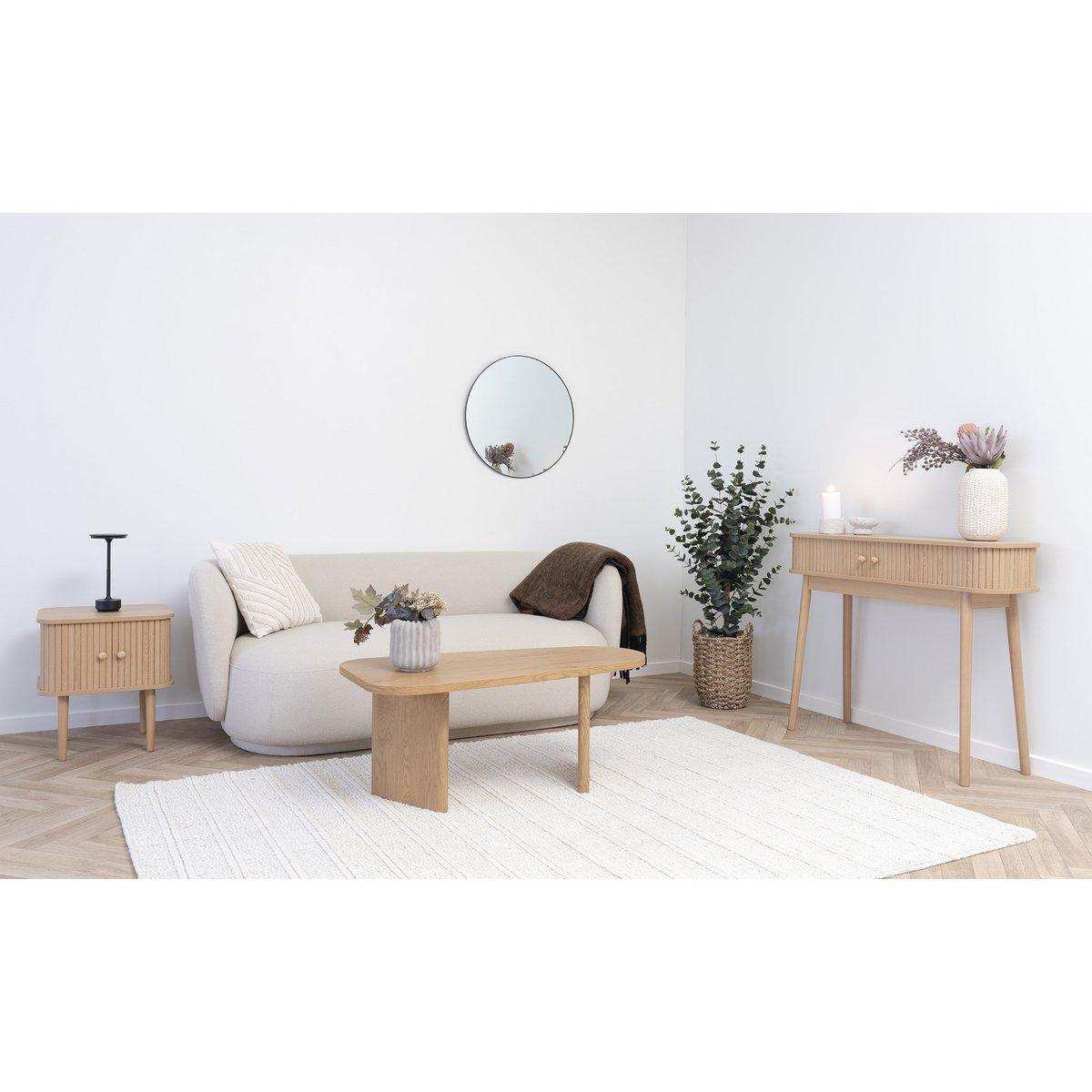 Melo Couchtisch - Natural, MDF/Dekorpapier, 100x50x41 cm - HomeDesign Knaus