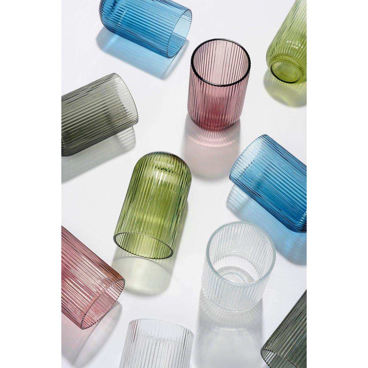 Merlot -Trinkglas - Set von 6 - 400 ml - Glas - hellgrün - HomeDesign Knaus