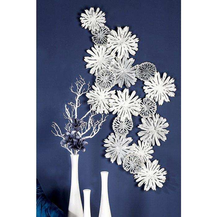 Metall Wandrelief "Blanc" - HomeDesign Knaus