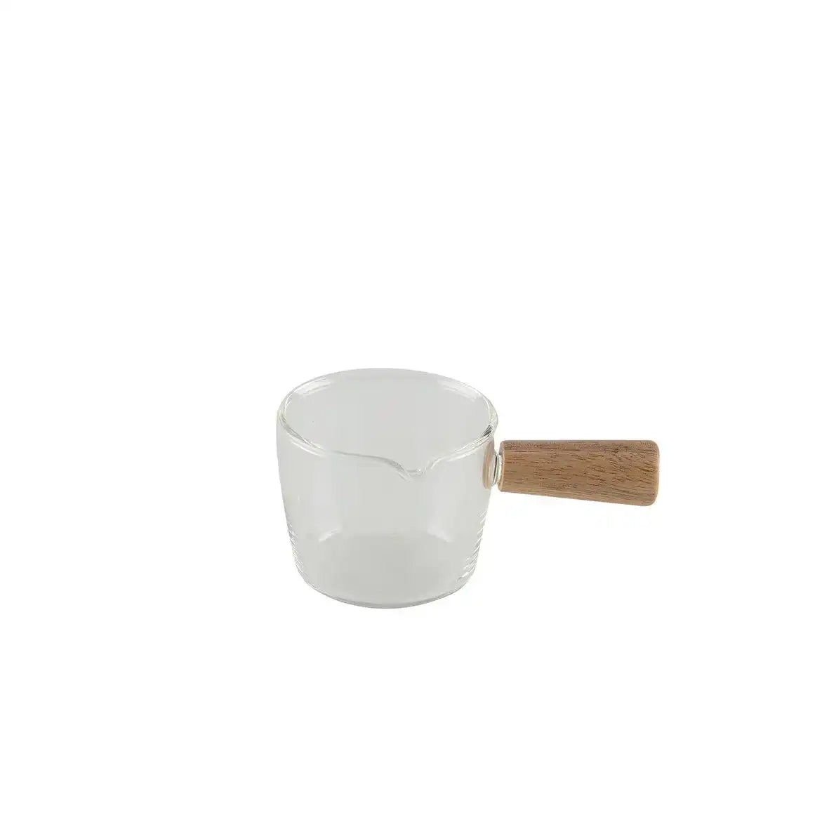 Mini -Glaspfanne mit Holzgriff 11,5 x 6,5 x 5 cm - HomeDesign Knaus