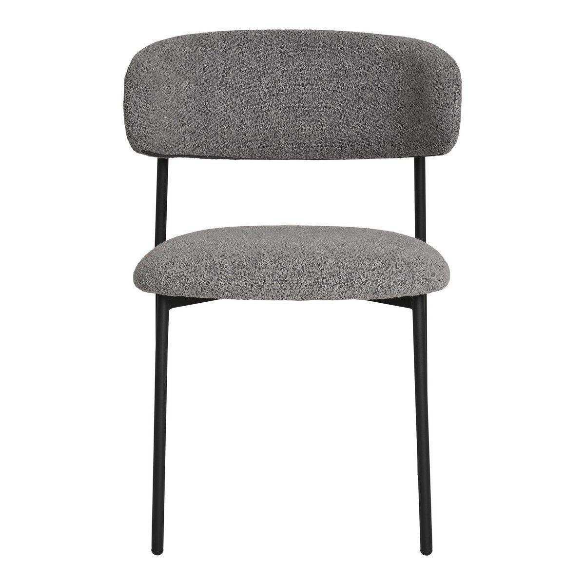 Mira Esszimmerstuhl – Hellgrau, 59 x 55 x 79,5 cm – 2er-Set - HomeDesign Knaus