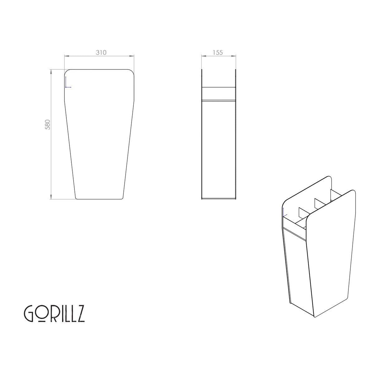 Gorillz Brella - Weiß - HomeDesign Knaus