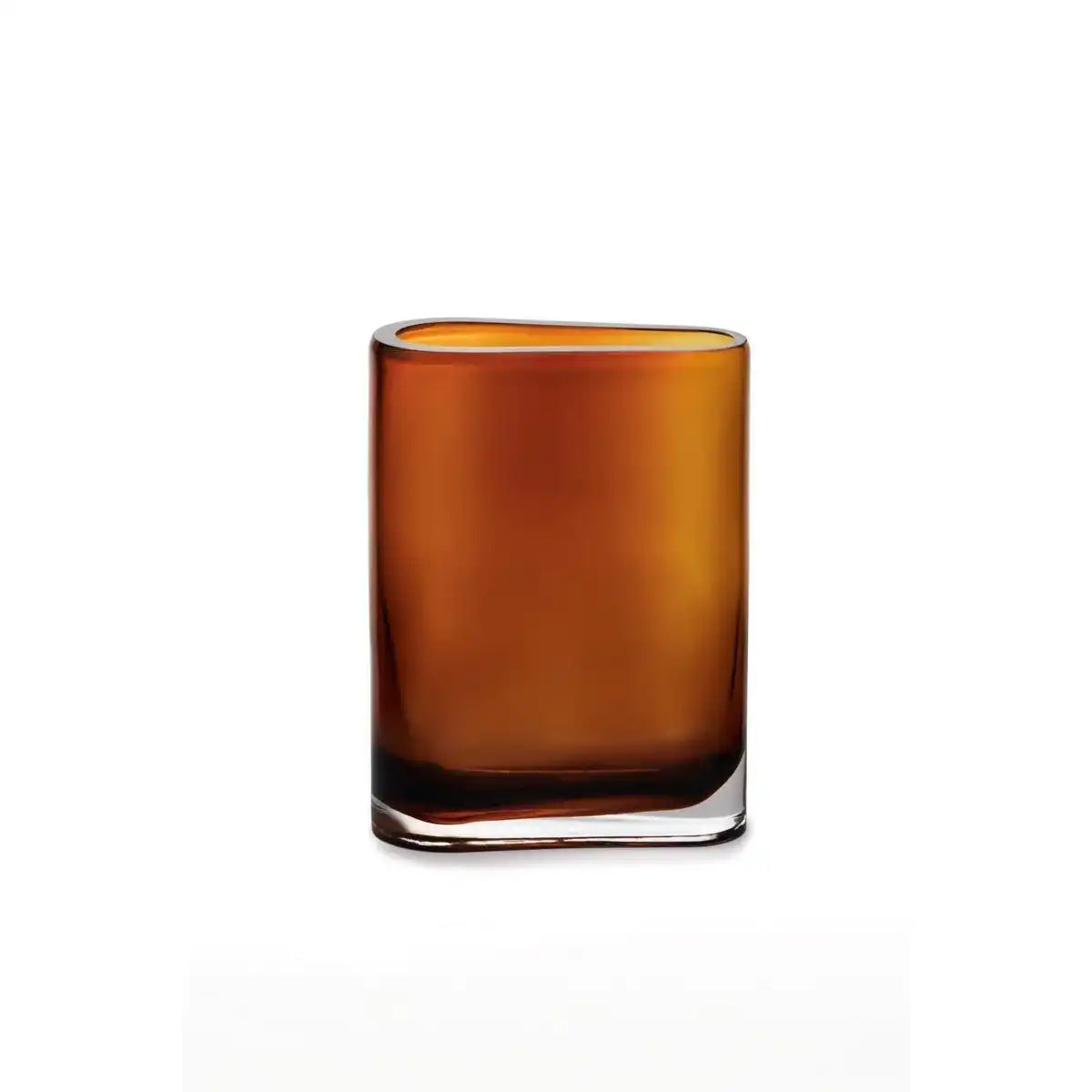 Moderne Designvase, Sonderform, Bernstein, BAD30AM - HomeDesign Knaus