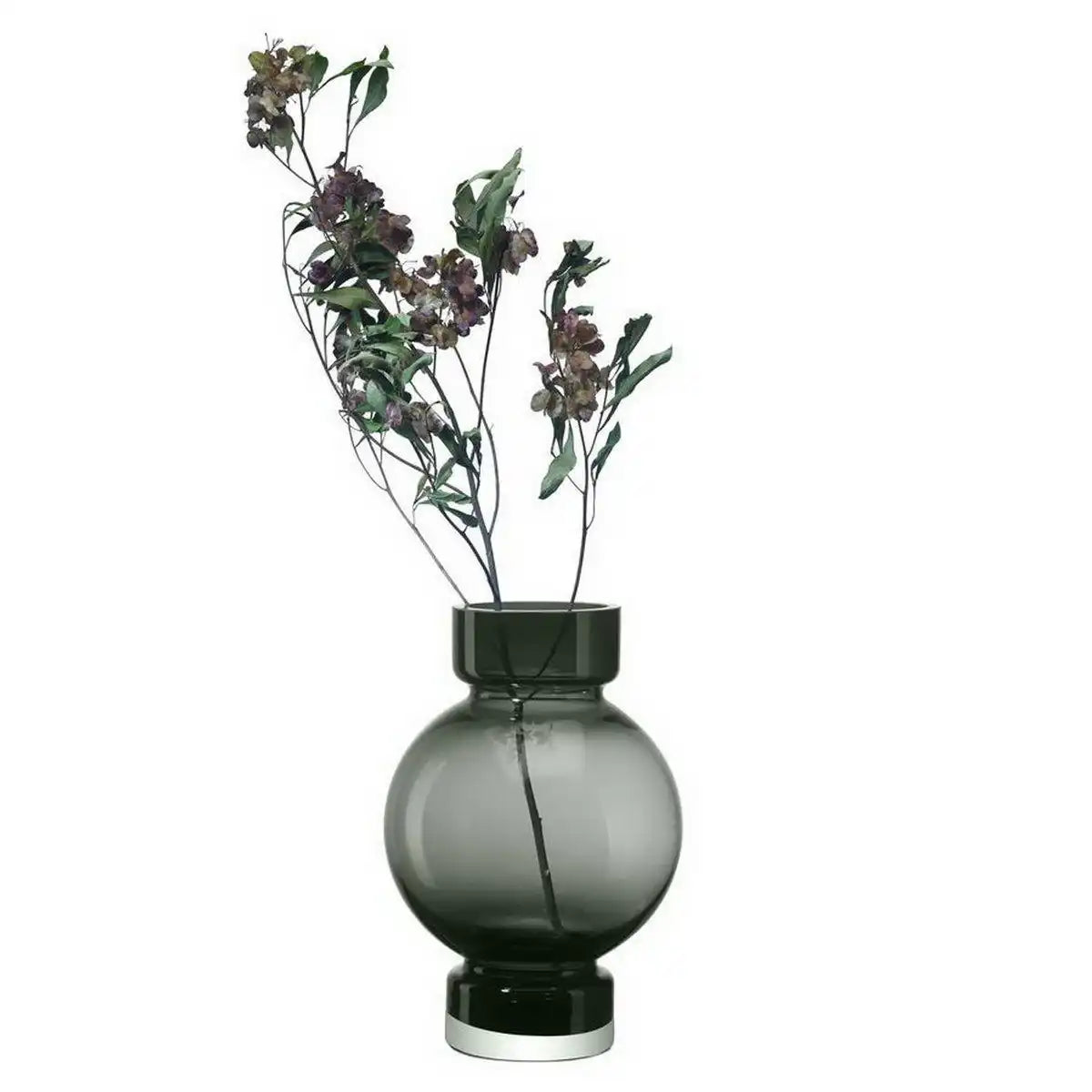 moderne kugelförmige Luxusvase ORURO – 9 mm dickes Glas - HomeDesign Knaus