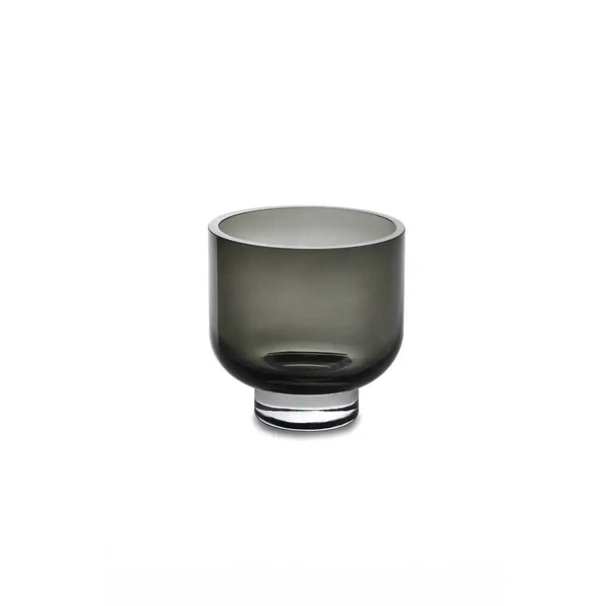 Moderne niedrige Vase oder Schale, Sober Design, OMAHA07GR - HomeDesign Knaus