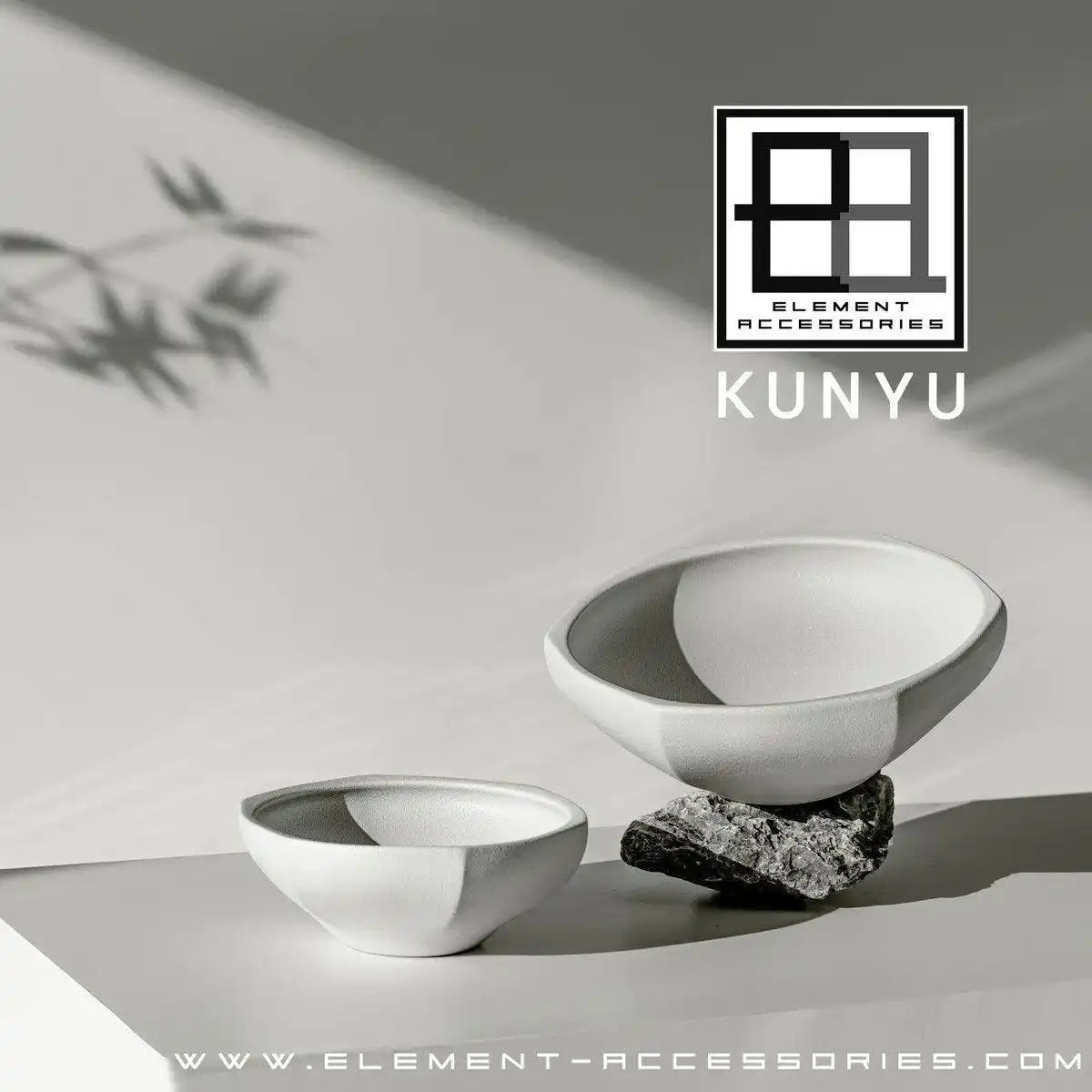 Moderne Schüssel im asiatischen Stil, hochwertiges Design und Finish, KUNYU22WH - HomeDesign Knaus