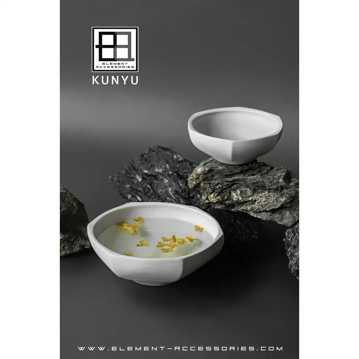 Moderne Schüssel im asiatischen Stil, hochwertiges Design und Finish, KUNYU22WH - HomeDesign Knaus