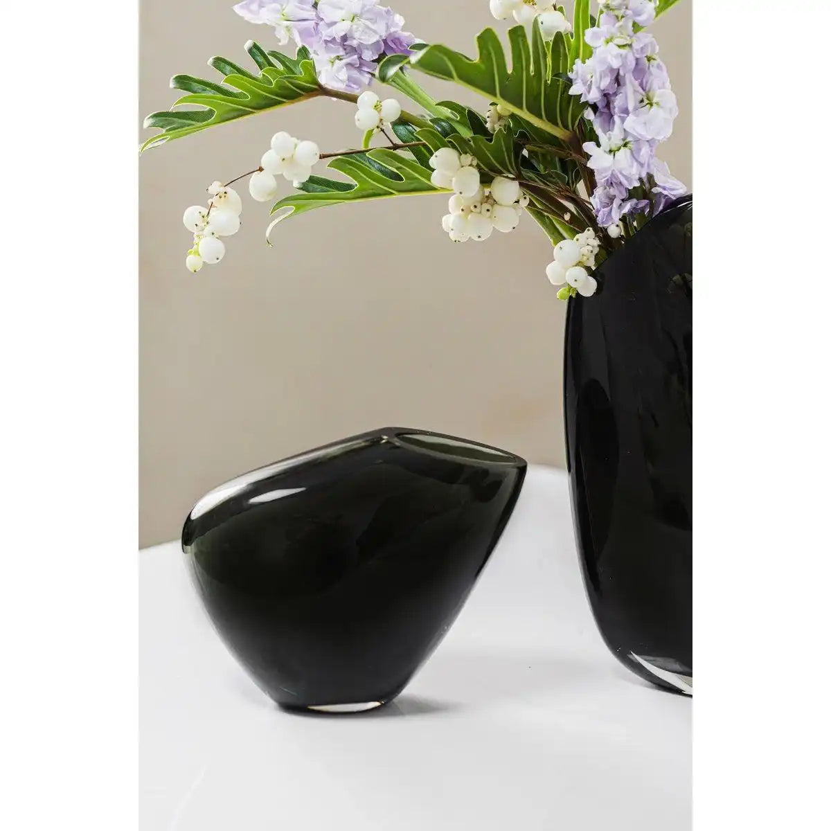 Moderne Vase, hochwertige organische Form, KOOKY16GR - HomeDesign Knaus