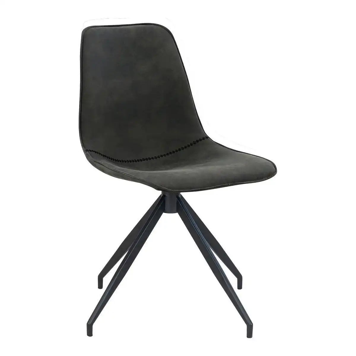 Monaco Esszimmerstuhl – Grau – 2er-Set - HomeDesign Knaus