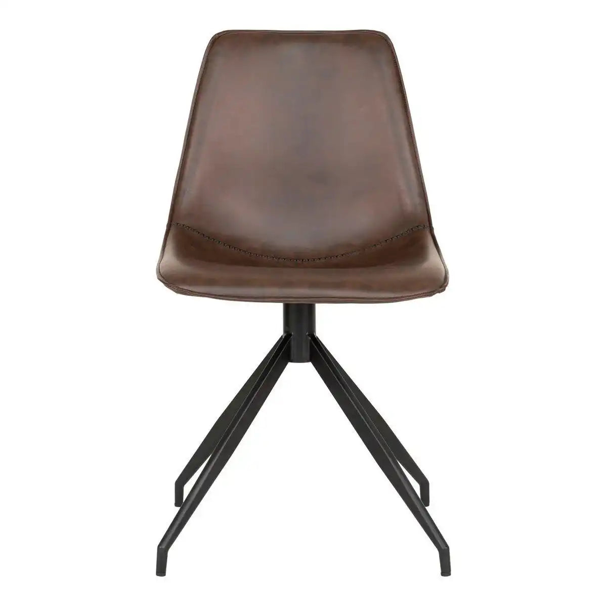 Monaco Esszimmerstuhl mit Drehgelenk – Braun – 2er-Set - HomeDesign Knaus