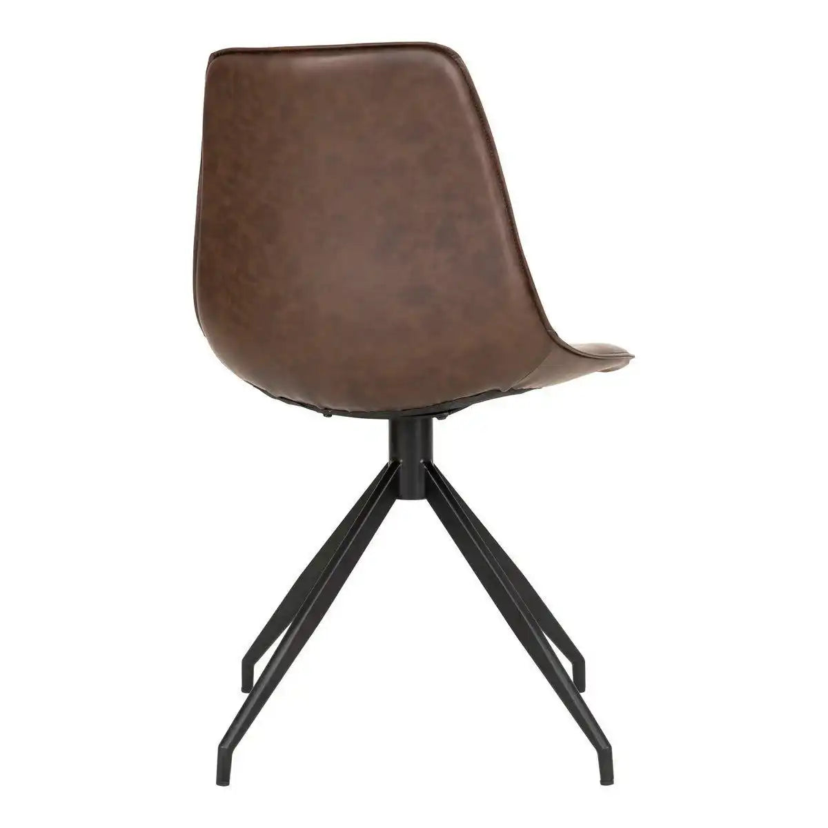 Monaco Esszimmerstuhl mit Drehgelenk – Braun – 2er-Set - HomeDesign Knaus
