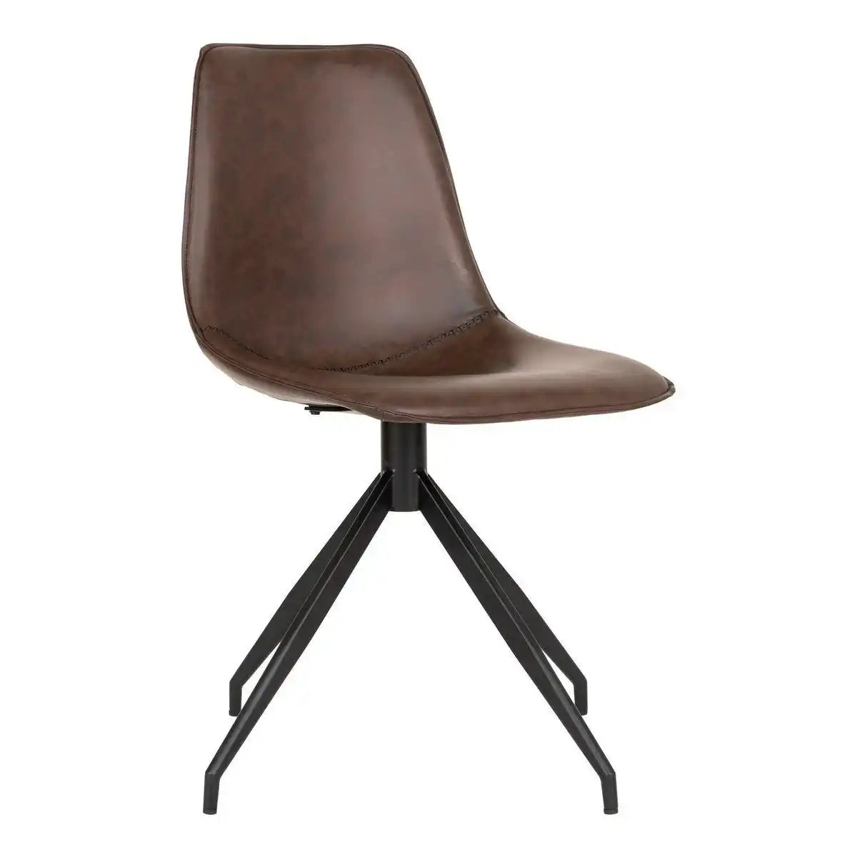 Monaco Esszimmerstuhl mit Drehgelenk – Braun – 2er-Set - HomeDesign Knaus