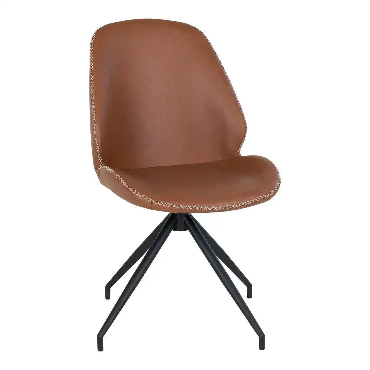 Monte Carlo Esszimmerstuhl mit Drehgelenk – Braun – 2er-Set - HomeDesign Knaus