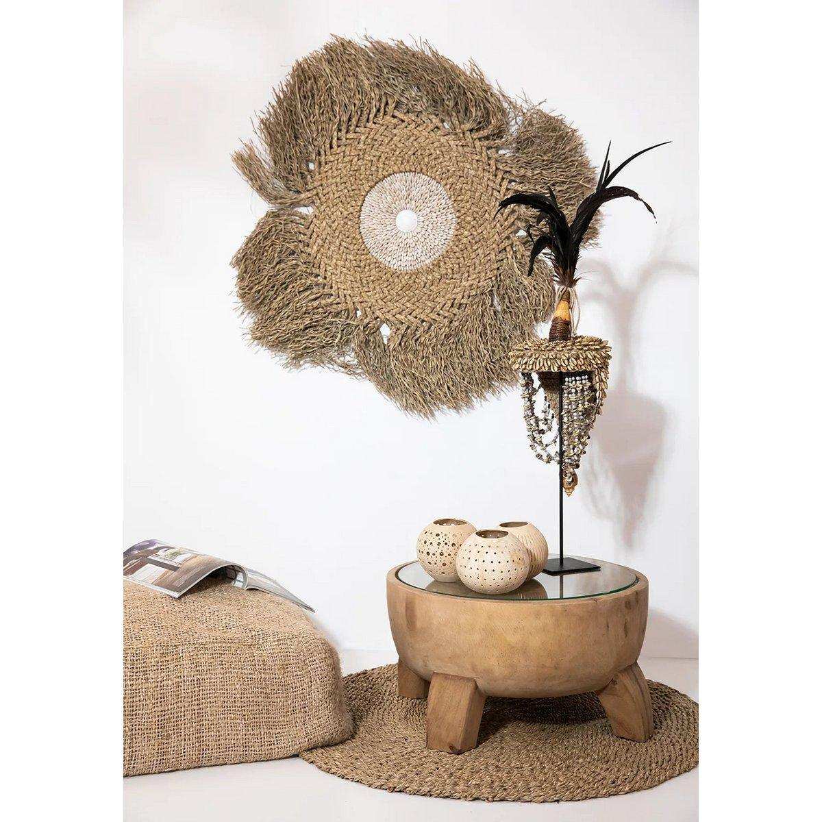 Natur Seegras Teppich Mekong River 90 cm - HomeDesign Knaus