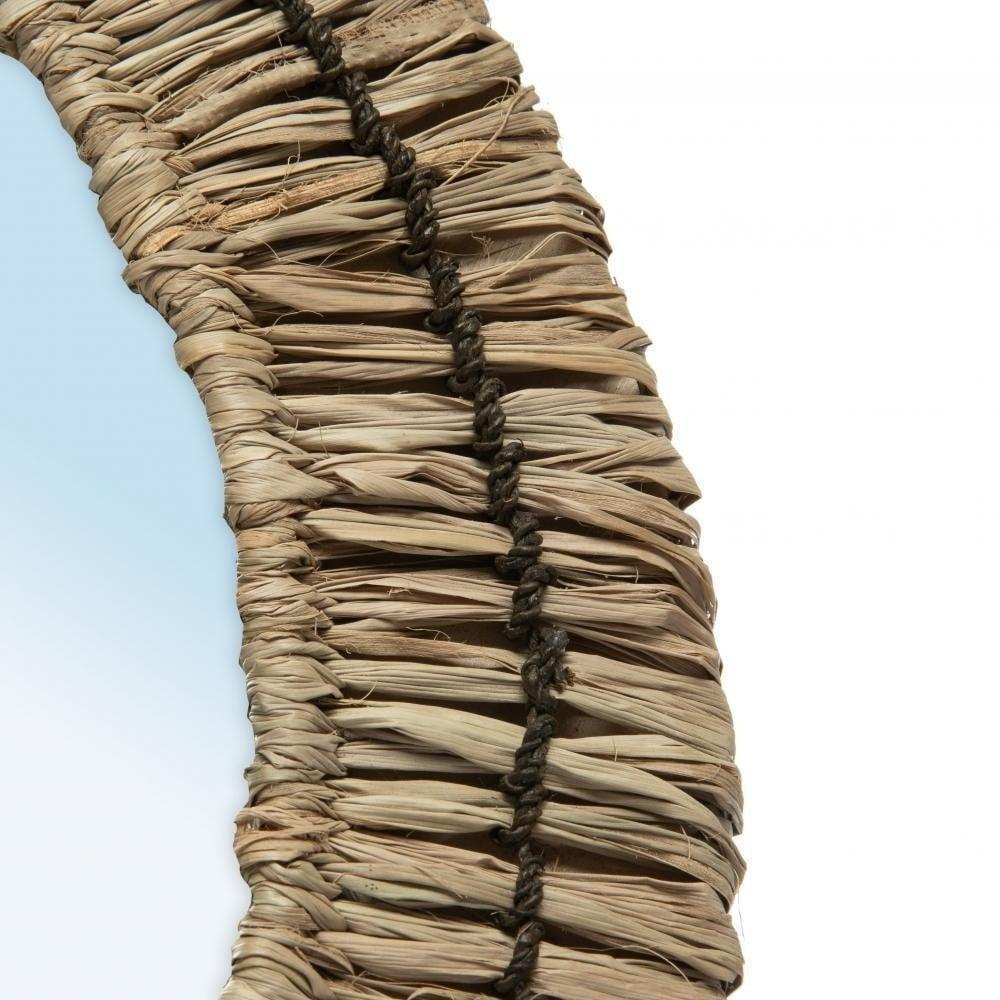 Natur Wandspiegel Gajih Spiegel Naturschwarz 41 cm - HomeDesign Knaus