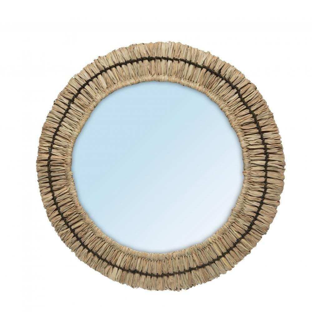 Natur Wandspiegel Gajih Spiegel Naturschwarz 41 cm - HomeDesign Knaus