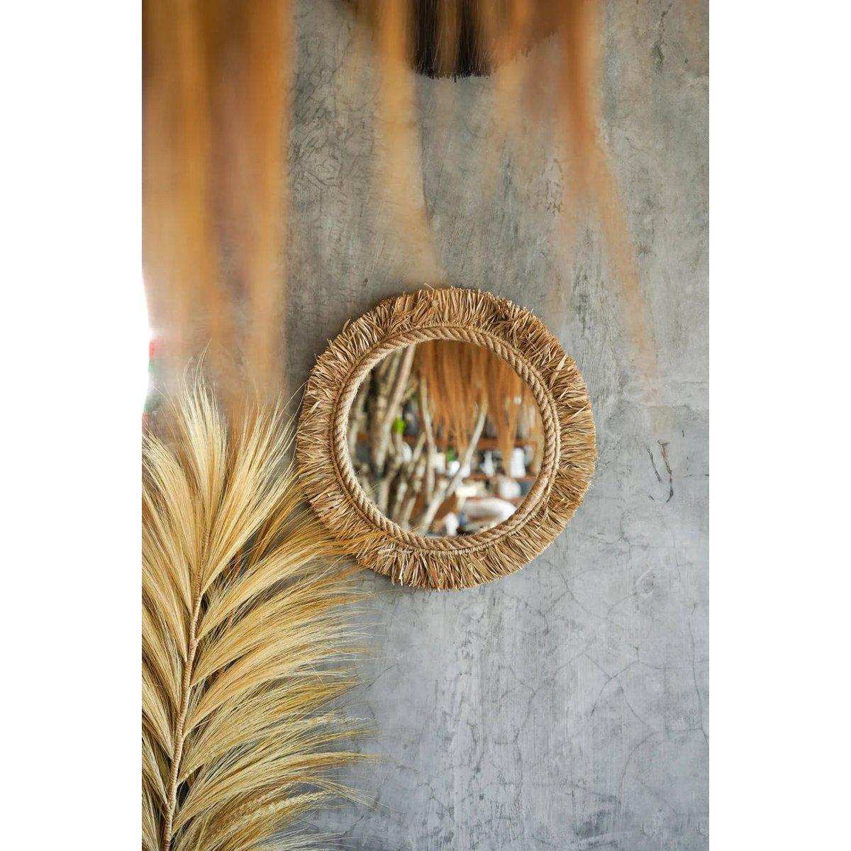 Natur Wandspiegel Tahiti Spiegel 60 cm - HomeDesign Knaus