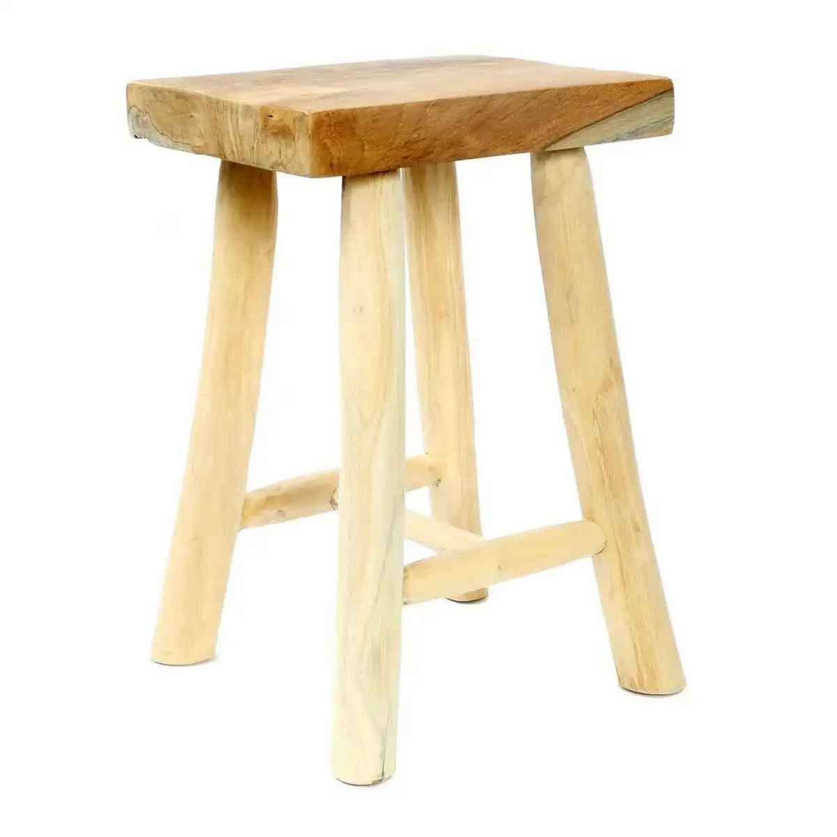 Naturholz Kudus Hocker Sitzhocker Fußhocker - HomeDesign Knaus