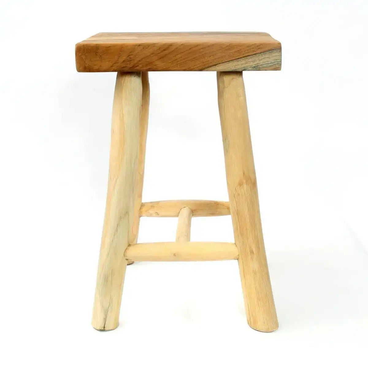 Naturholz Kudus Hocker Sitzhocker Fußhocker - HomeDesign Knaus