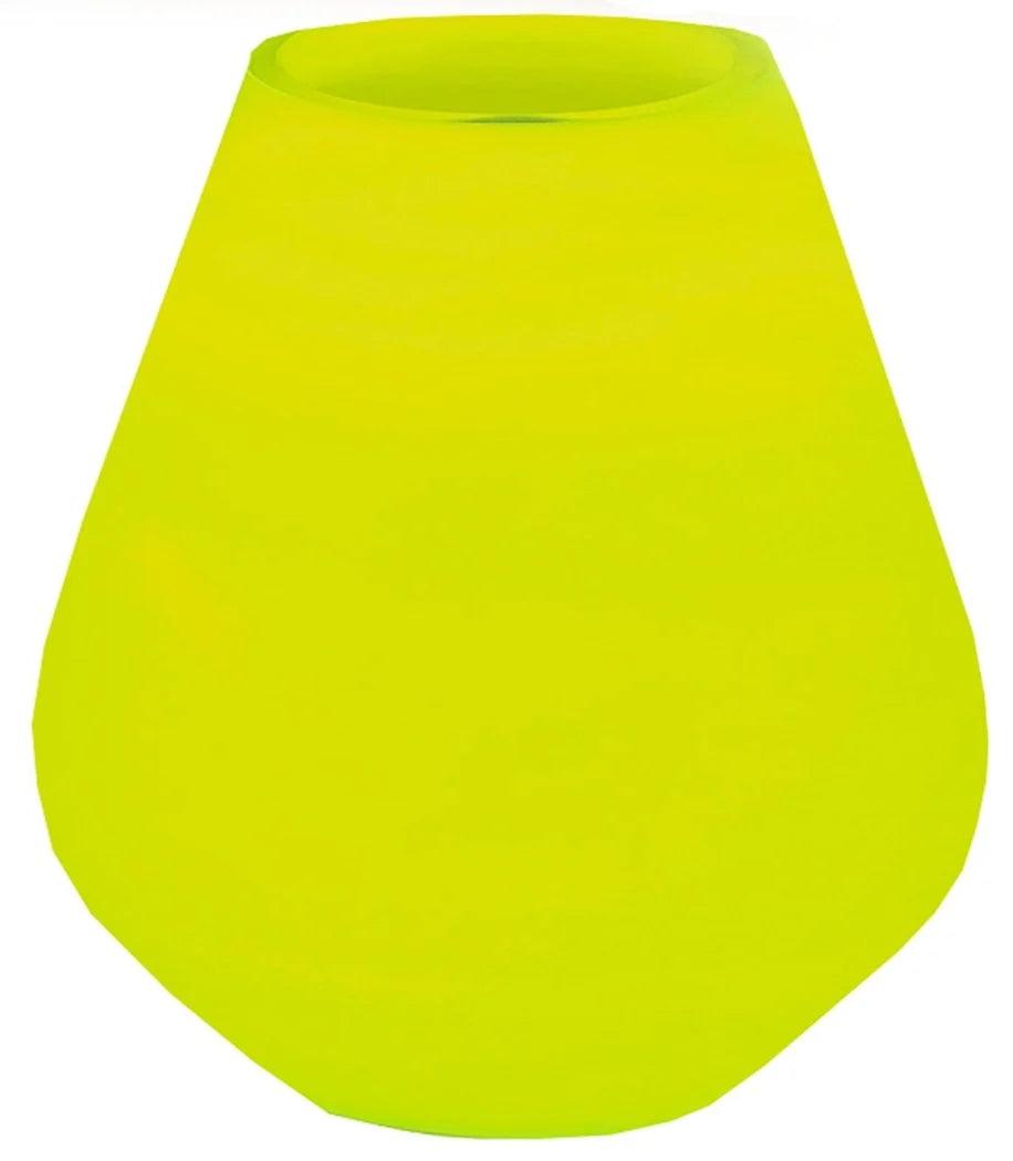 Neon Gelb Blumenvase Vase Dekoration Rosa - HomeDesign Knaus