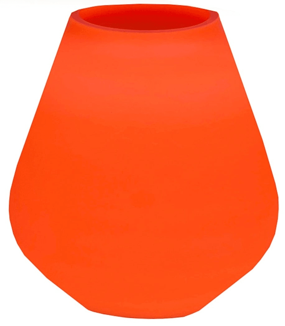 Tasman Neon Blumenvase orange Ø18 x H20 cm Vase Dekoration - HomeDesign Knaus