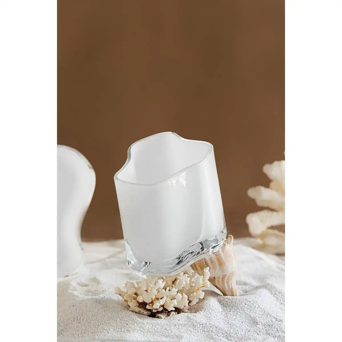 Neue moderne Designvase, inspiriert von CORAL und Aalto, COR13WH - HomeDesign Knaus