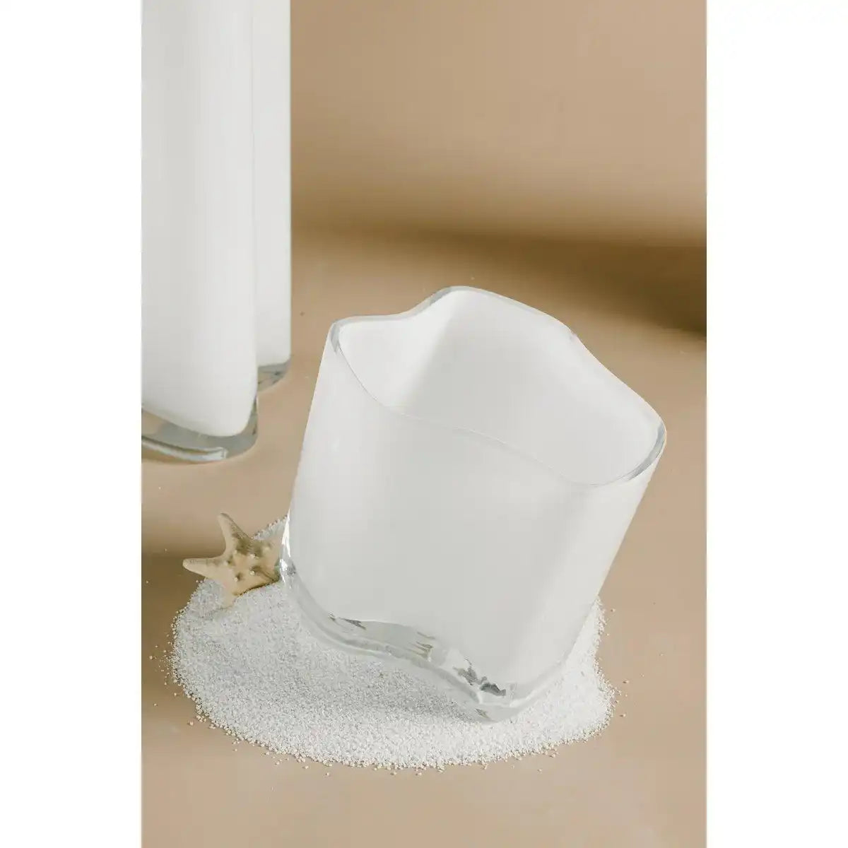 Neue moderne Designvase, inspiriert von CORAL und Aalto, COR13WH - HomeDesign Knaus