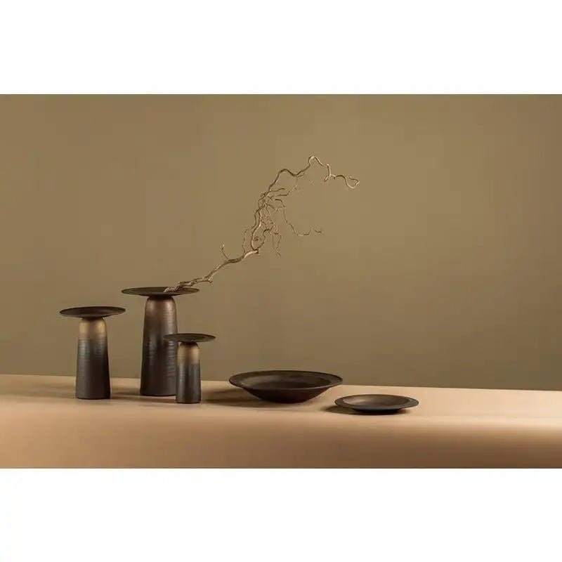 Neue moderne große flache Keramikschale East+West, ULF06BB - HomeDesign Knaus