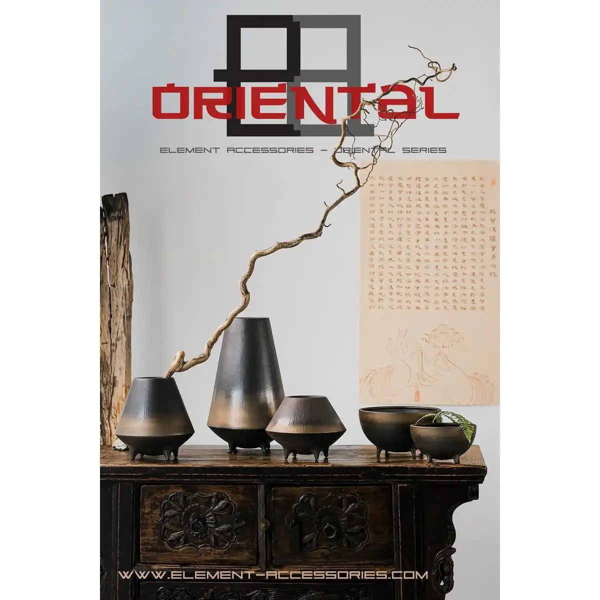 NeuModerne Vase/Schale aus Keramik im High-End-Design East+West OTA35 - HomeDesign Knaus