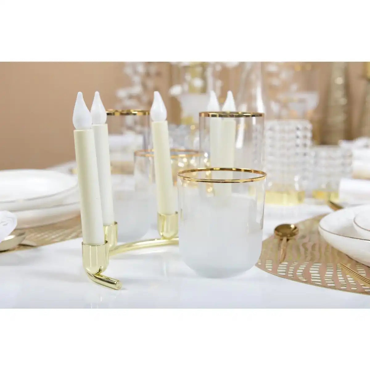 NISH GOLD EDGE NIEDRIGE WASSERGLÄSER – 6ER-SET - HomeDesign Knaus