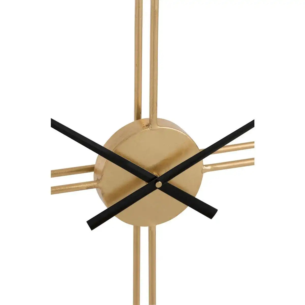 Ovale Uhr – Metall – Gold – L – Ø 125,5 cm - HomeDesign Knaus