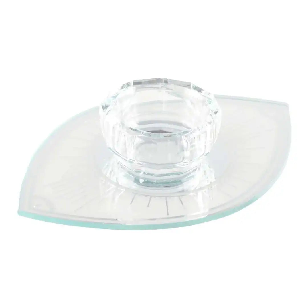 Ovaler Augenbrush 10x15 cm Silberspiegel - HomeDesign Knaus