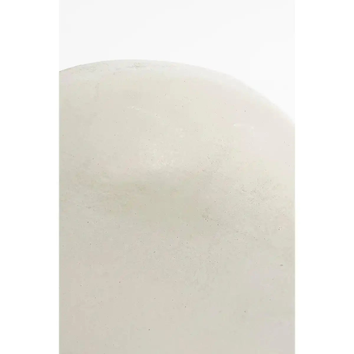 Pastina-Ornament auf Fuß – L6,5 x B16,5 x H37,5 cm – FSC 100 % Mangoholz – gebrochenes Weiß - HomeDesign Knaus