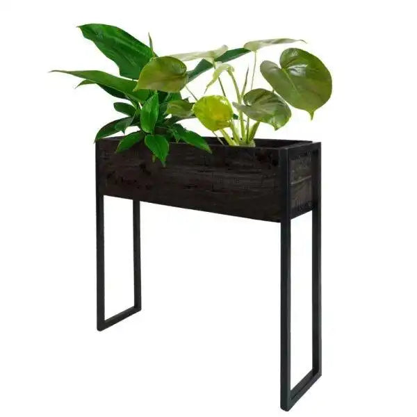 Pflanzgefäß Faab Schwarzes Mangoholz 72 cm - HomeDesign Knaus