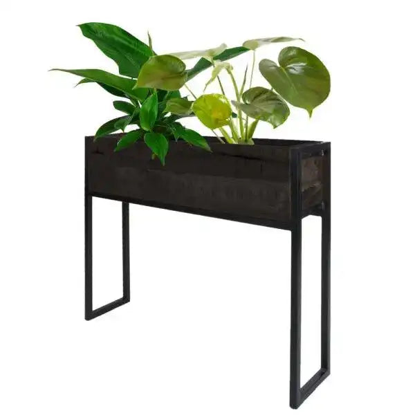 Pflanzgefäß Faab Schwarzes Mangoholz 84 cm - HomeDesign Knaus