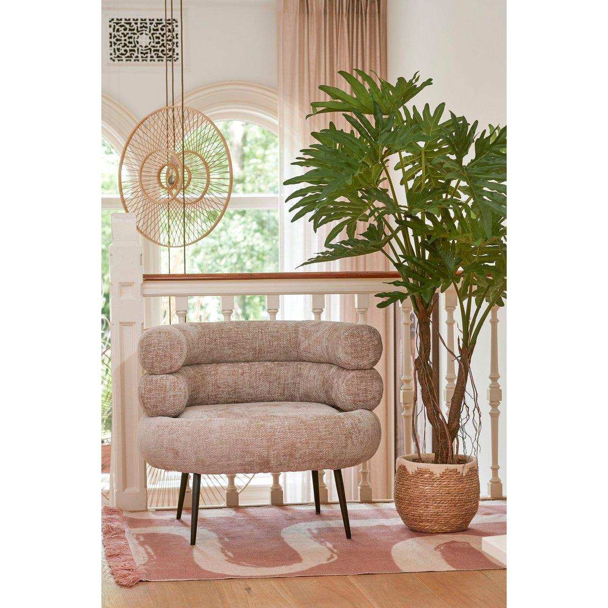 Philodendron Kunstpflanze - H140 x Ø110 cm - Grün - HomeDesign Knaus