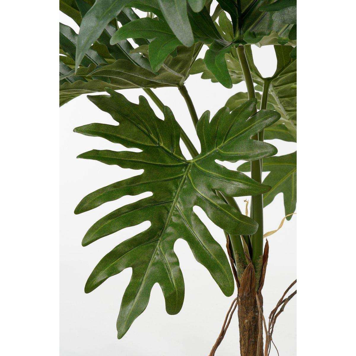 Philodendron Kunstpflanze - H140 x Ø110 cm - Grün - HomeDesign Knaus
