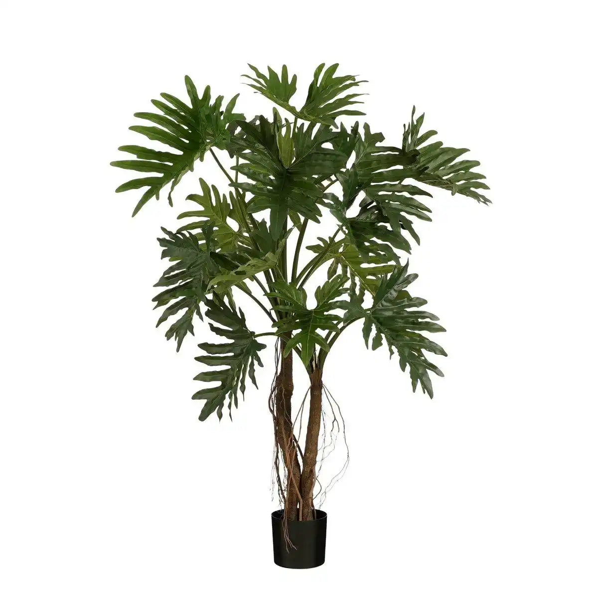 Philodendron Kunstpflanze - H140 x Ø110 cm - Grün - HomeDesign Knaus