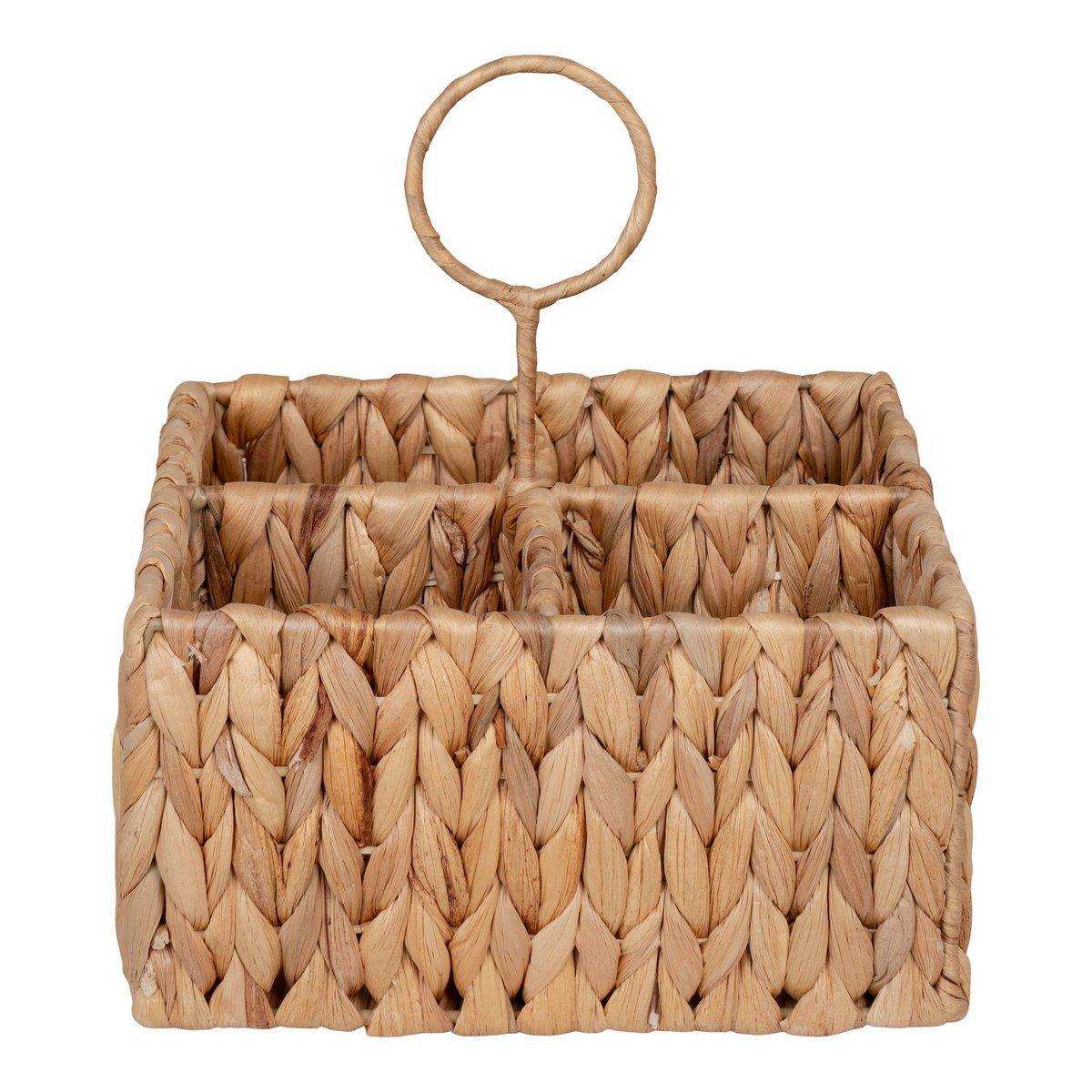 Pleiku Aufbewahrungsbox – Aufbewahrungsbox, Wasserhyazinthe, natur, 20 x 11 x 20 cm - HomeDesign Knaus