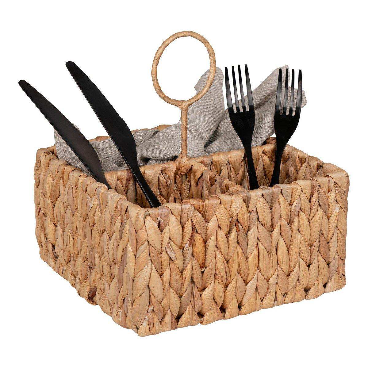 Pleiku Aufbewahrungsbox – Aufbewahrungsbox, Wasserhyazinthe, natur, 20 x 11 x 20 cm - HomeDesign Knaus